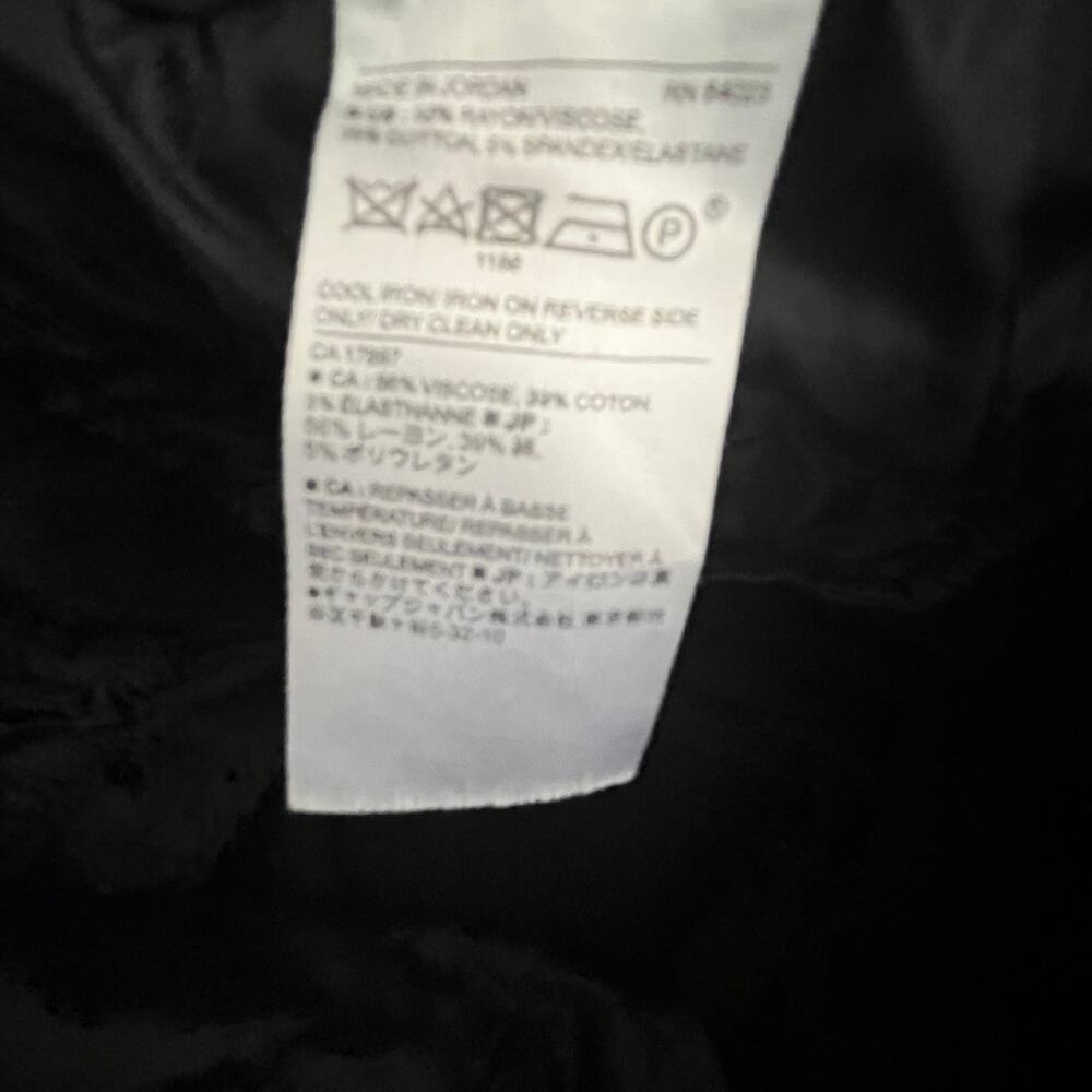 Banana Republic Sloan Pants Womens 8 Black - Picture 5 of 12